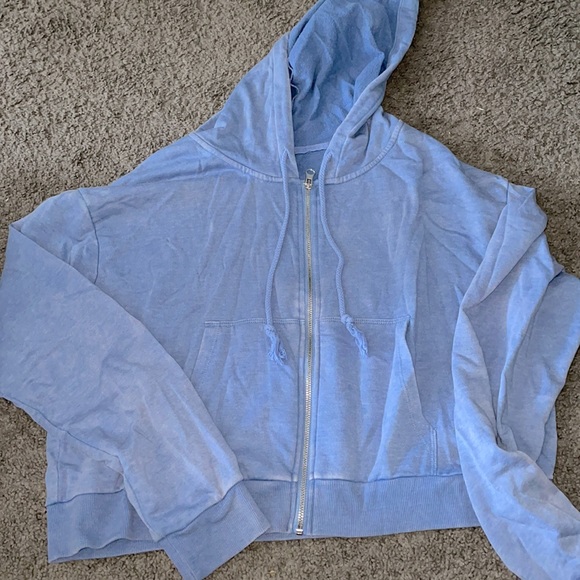 Blue Zip Up Hoodie 💙✨